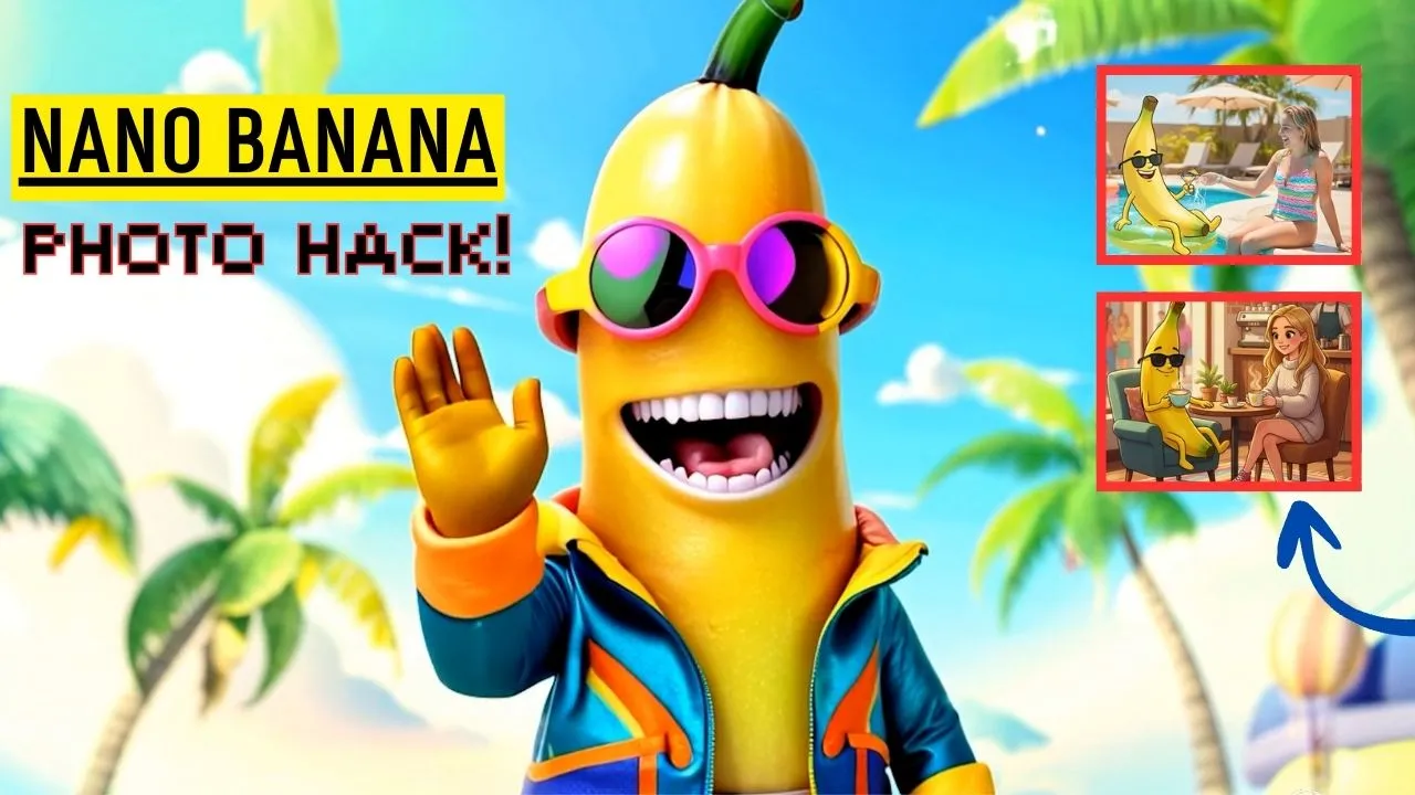 Before and after transformation using Nano Banana AI